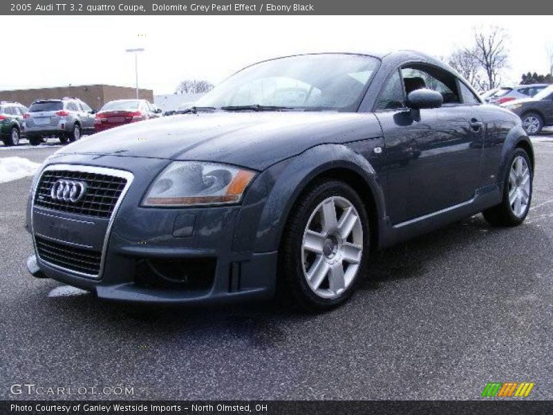 Dolomite Grey Pearl Effect / Ebony Black 2005 Audi TT 3.2 quattro Coupe