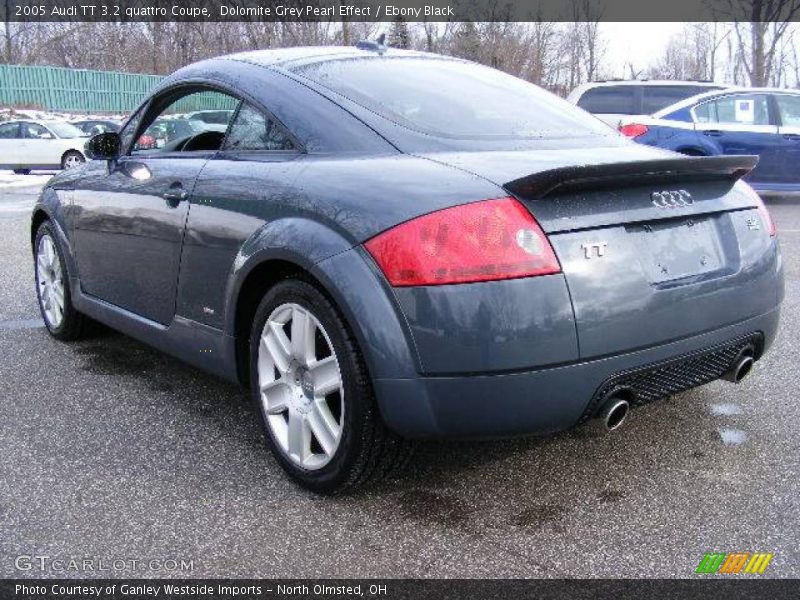 Dolomite Grey Pearl Effect / Ebony Black 2005 Audi TT 3.2 quattro Coupe