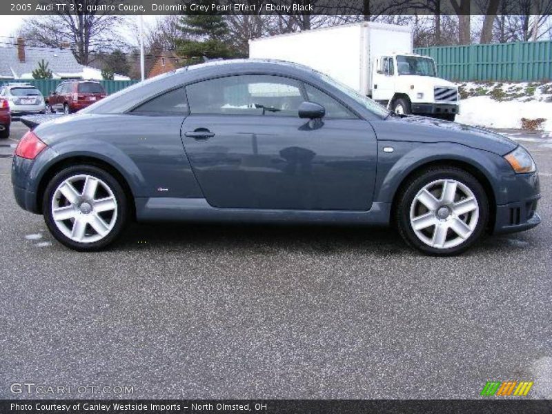 Dolomite Grey Pearl Effect / Ebony Black 2005 Audi TT 3.2 quattro Coupe