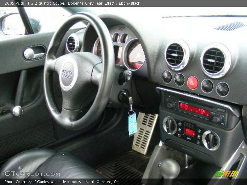 Dolomite Grey Pearl Effect / Ebony Black 2005 Audi TT 3.2 quattro Coupe