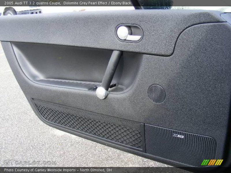 Dolomite Grey Pearl Effect / Ebony Black 2005 Audi TT 3.2 quattro Coupe