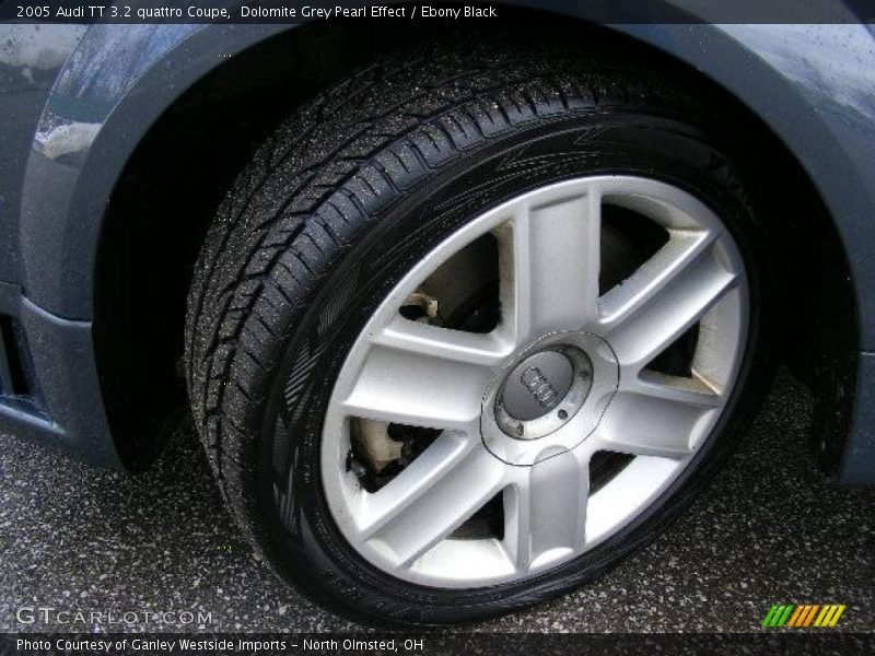 Dolomite Grey Pearl Effect / Ebony Black 2005 Audi TT 3.2 quattro Coupe