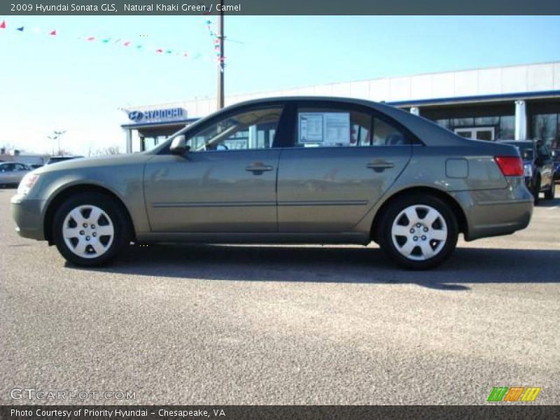 Natural Khaki Green / Camel 2009 Hyundai Sonata GLS