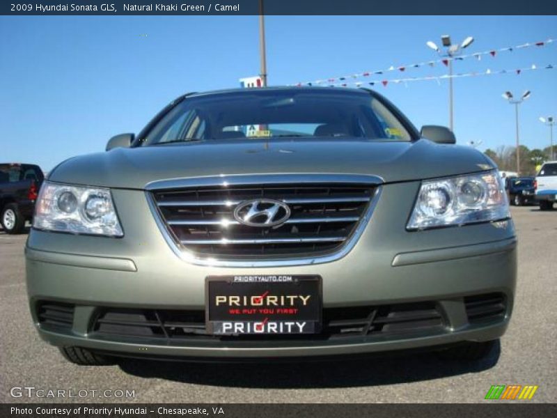 Natural Khaki Green / Camel 2009 Hyundai Sonata GLS