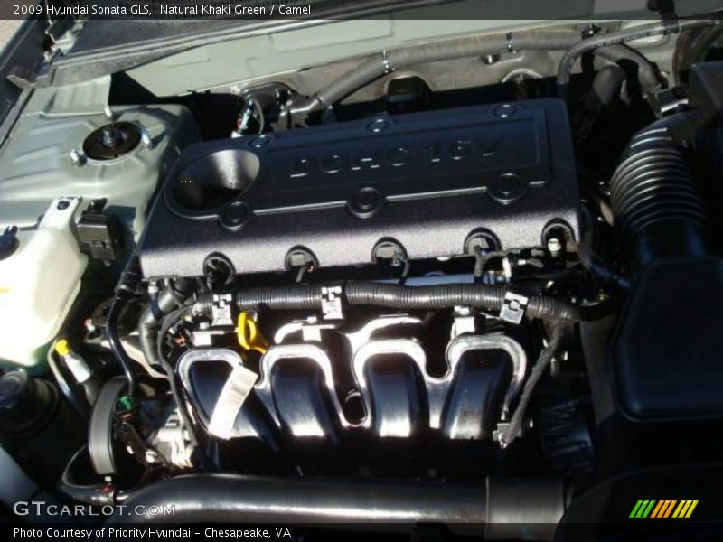 Natural Khaki Green / Camel 2009 Hyundai Sonata GLS
