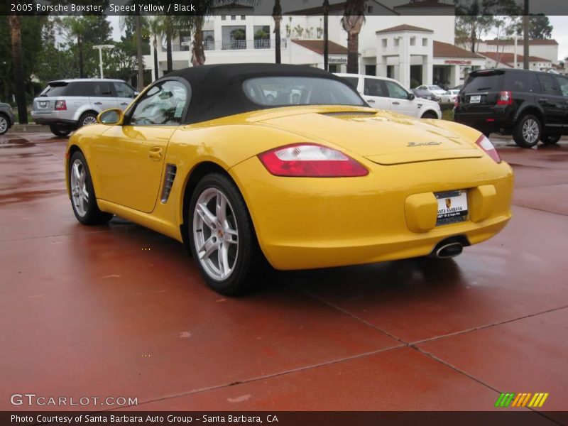 Speed Yellow / Black 2005 Porsche Boxster