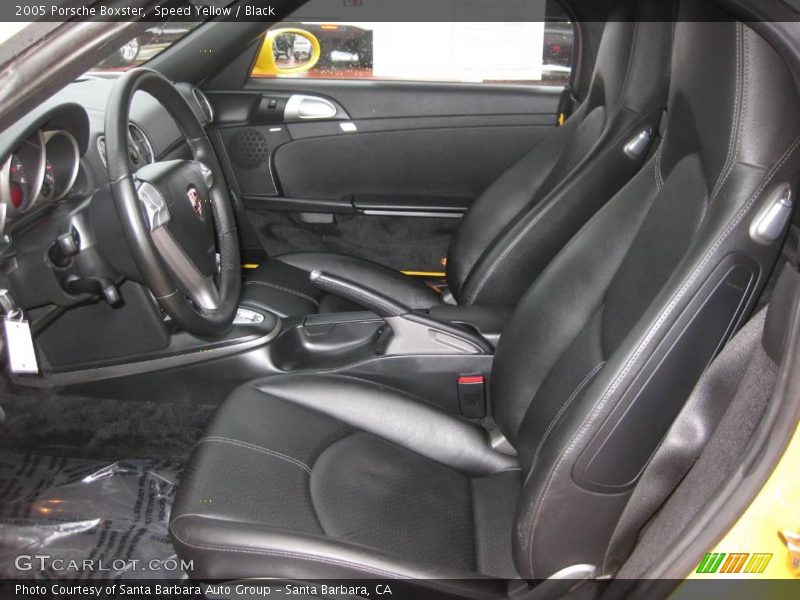 Speed Yellow / Black 2005 Porsche Boxster