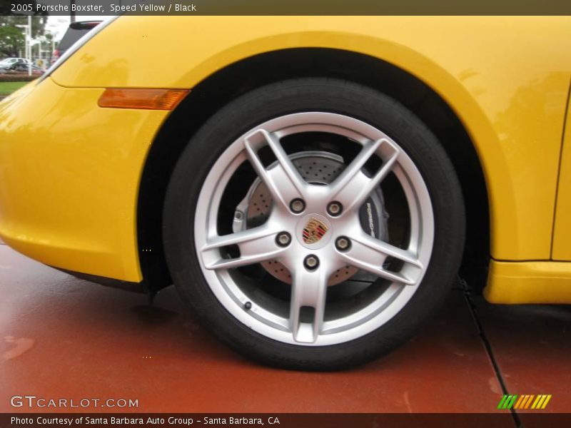 Speed Yellow / Black 2005 Porsche Boxster