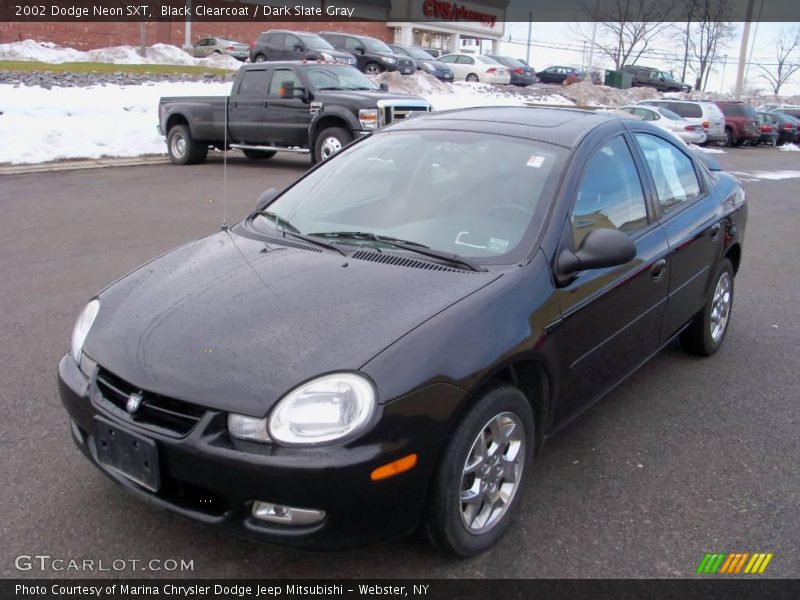 Black Clearcoat / Dark Slate Gray 2002 Dodge Neon SXT