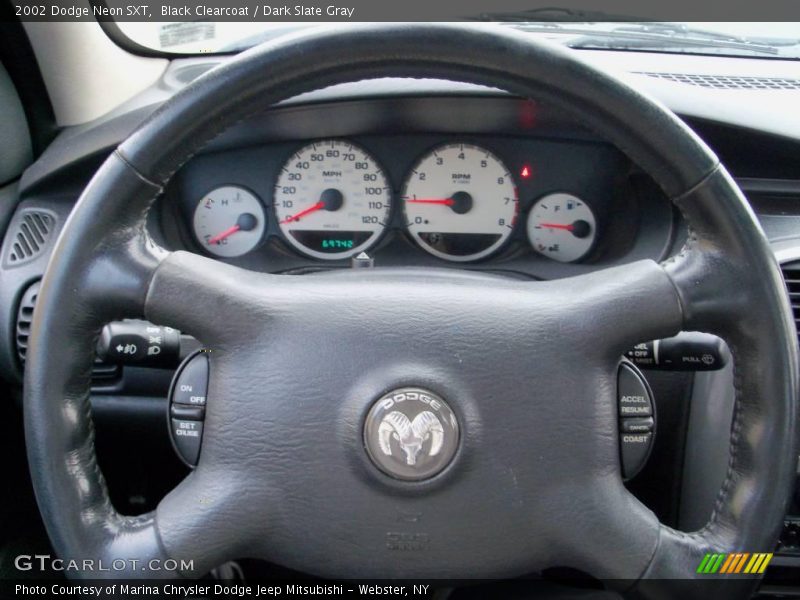 Black Clearcoat / Dark Slate Gray 2002 Dodge Neon SXT