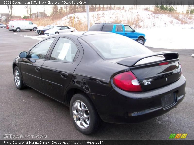 Black Clearcoat / Dark Slate Gray 2002 Dodge Neon SXT