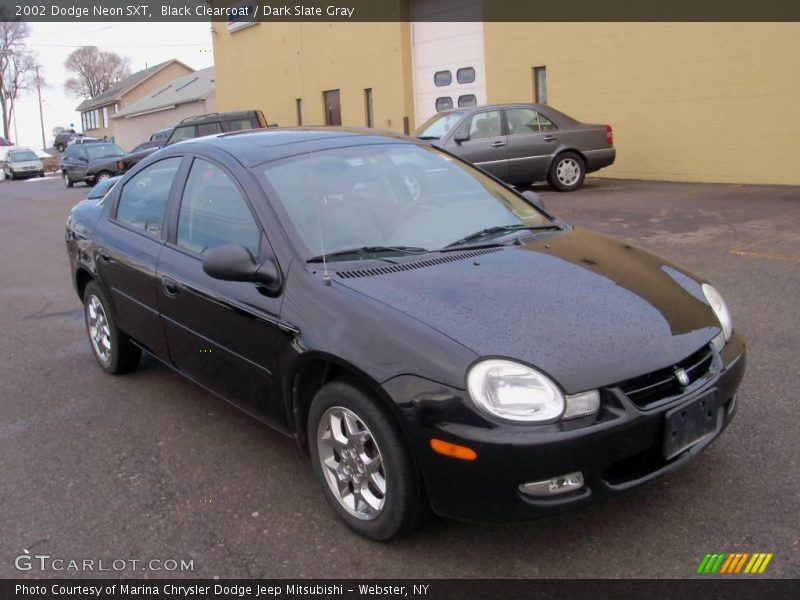 Black Clearcoat / Dark Slate Gray 2002 Dodge Neon SXT