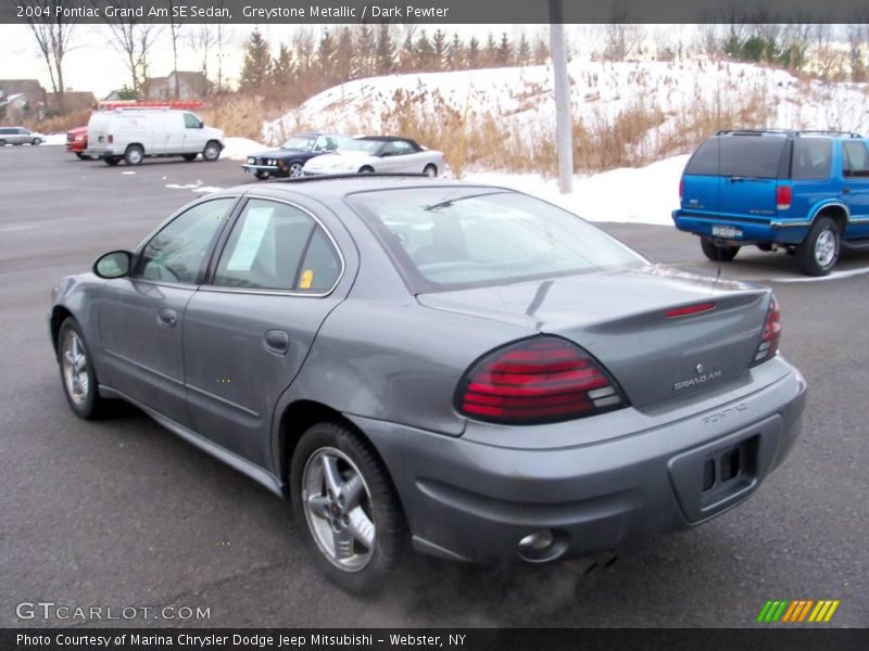 Greystone Metallic / Dark Pewter 2004 Pontiac Grand Am SE Sedan
