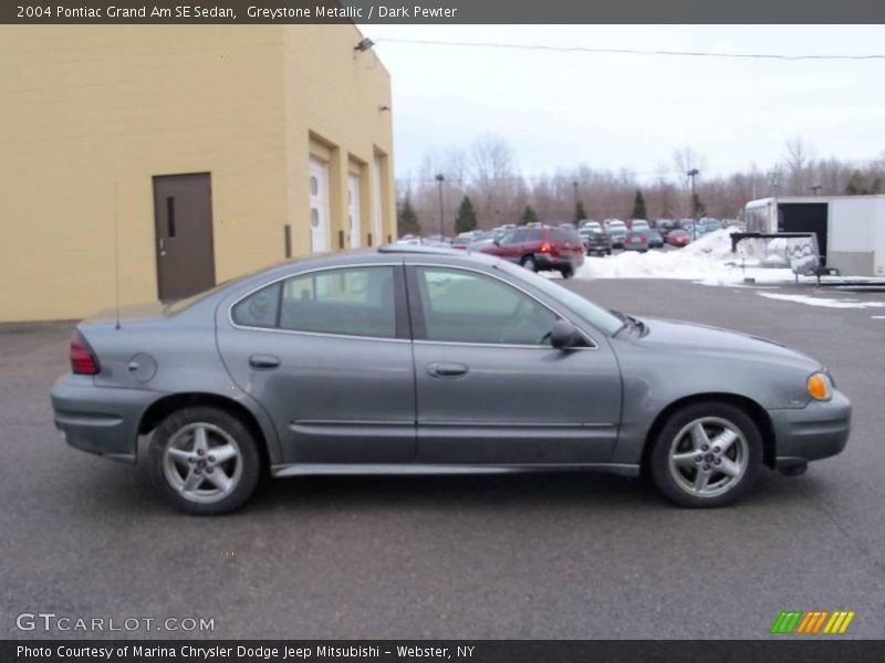 Greystone Metallic / Dark Pewter 2004 Pontiac Grand Am SE Sedan