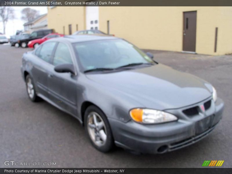 Greystone Metallic / Dark Pewter 2004 Pontiac Grand Am SE Sedan