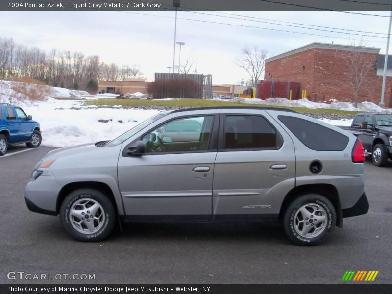 Liquid Gray Metallic / Dark Gray 2004 Pontiac Aztek