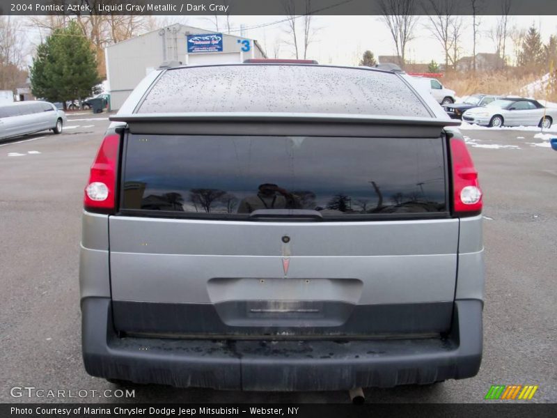 Liquid Gray Metallic / Dark Gray 2004 Pontiac Aztek