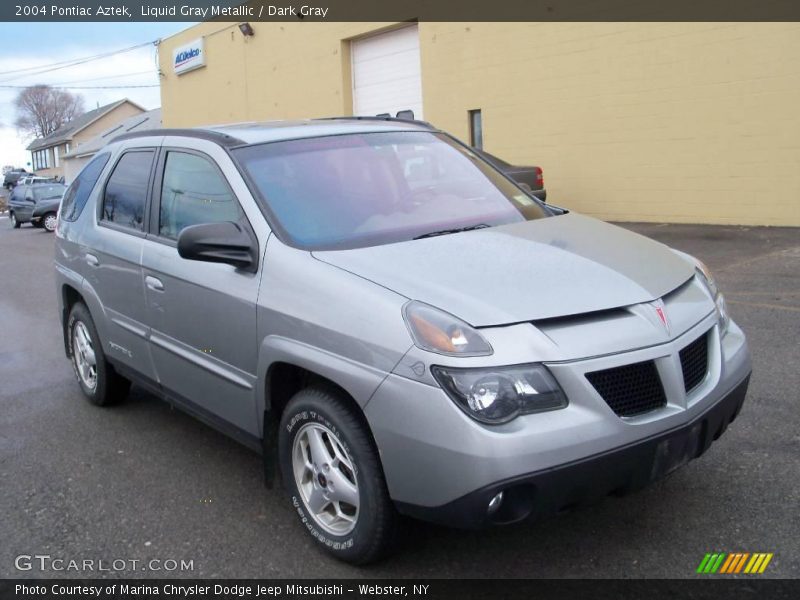 Liquid Gray Metallic / Dark Gray 2004 Pontiac Aztek