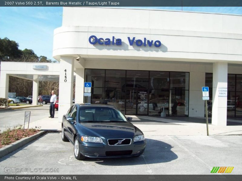 Barents Blue Metallic / Taupe/Light Taupe 2007 Volvo S60 2.5T
