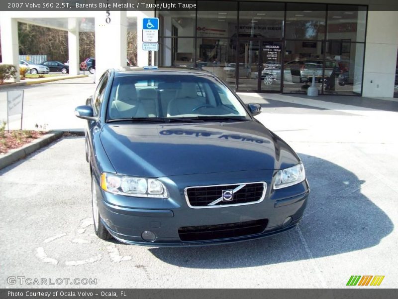 Barents Blue Metallic / Taupe/Light Taupe 2007 Volvo S60 2.5T