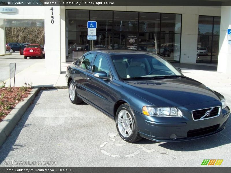 Barents Blue Metallic / Taupe/Light Taupe 2007 Volvo S60 2.5T