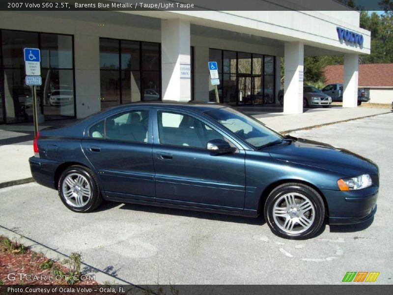 Barents Blue Metallic / Taupe/Light Taupe 2007 Volvo S60 2.5T
