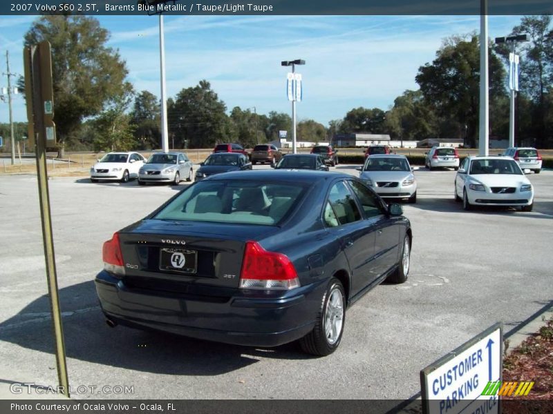 Barents Blue Metallic / Taupe/Light Taupe 2007 Volvo S60 2.5T