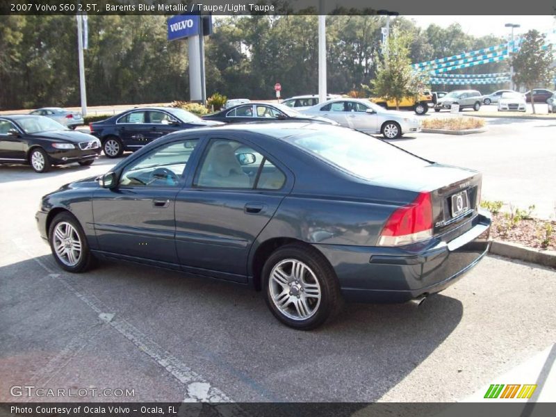 Barents Blue Metallic / Taupe/Light Taupe 2007 Volvo S60 2.5T