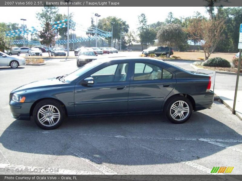Barents Blue Metallic / Taupe/Light Taupe 2007 Volvo S60 2.5T