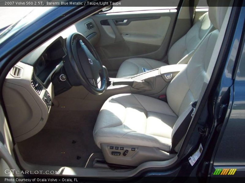 Barents Blue Metallic / Taupe/Light Taupe 2007 Volvo S60 2.5T