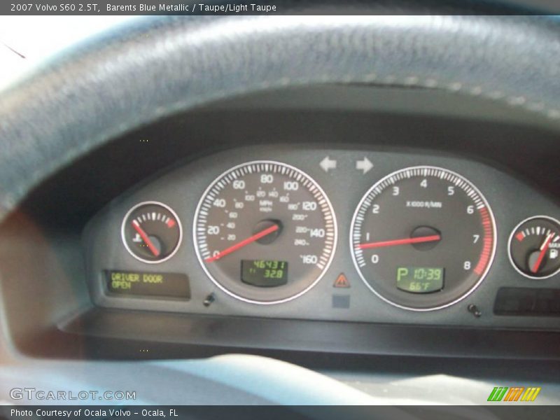 Barents Blue Metallic / Taupe/Light Taupe 2007 Volvo S60 2.5T