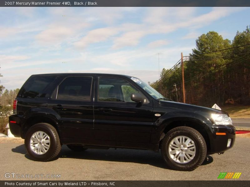 Black / Black 2007 Mercury Mariner Premier 4WD