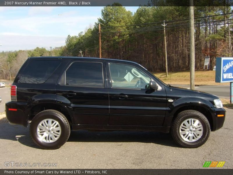 Black / Black 2007 Mercury Mariner Premier 4WD