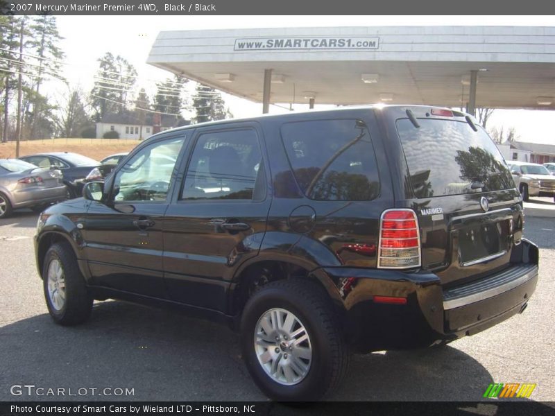 Black / Black 2007 Mercury Mariner Premier 4WD