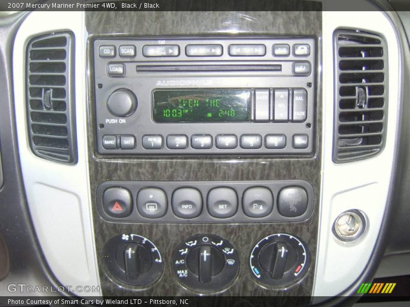 Black / Black 2007 Mercury Mariner Premier 4WD
