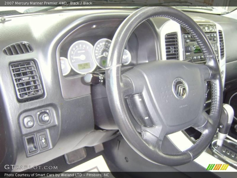 Black / Black 2007 Mercury Mariner Premier 4WD