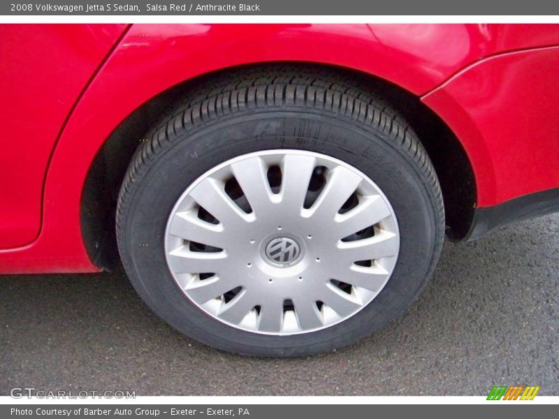 Salsa Red / Anthracite Black 2008 Volkswagen Jetta S Sedan