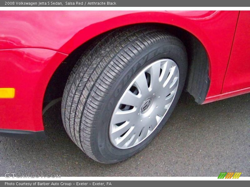 Salsa Red / Anthracite Black 2008 Volkswagen Jetta S Sedan