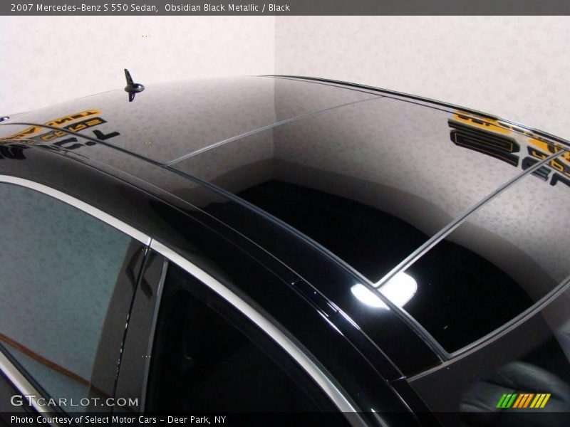 Obsidian Black Metallic / Black 2007 Mercedes-Benz S 550 Sedan