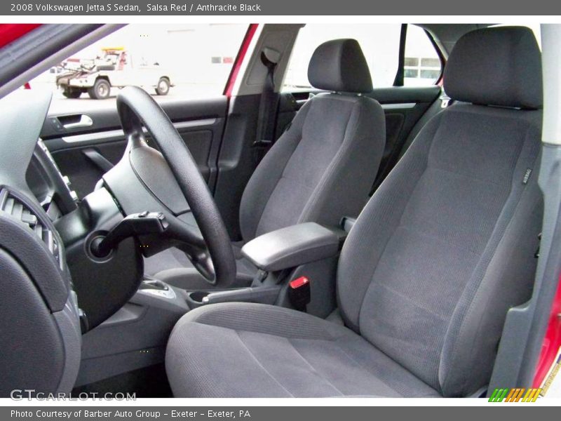 Salsa Red / Anthracite Black 2008 Volkswagen Jetta S Sedan