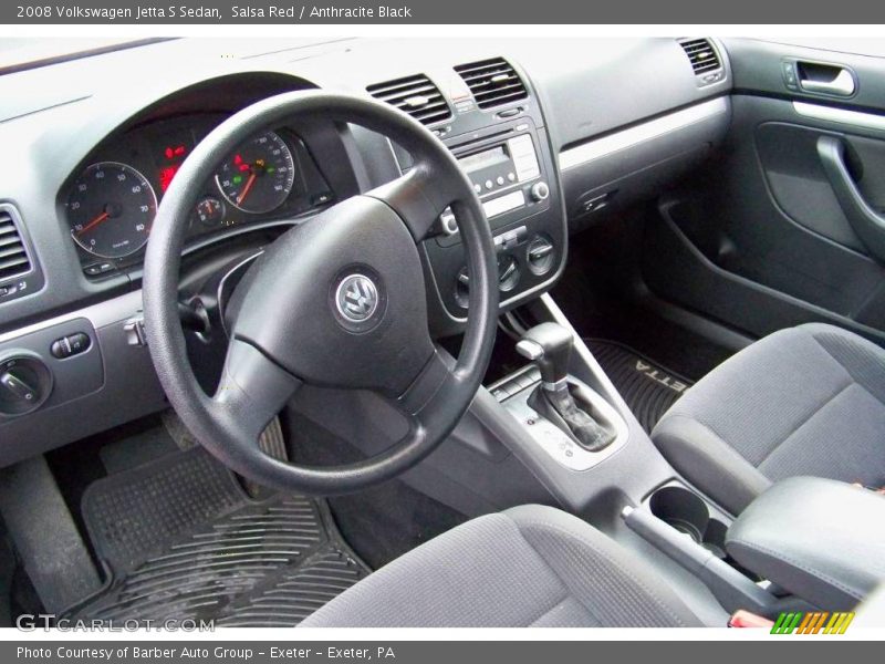Salsa Red / Anthracite Black 2008 Volkswagen Jetta S Sedan