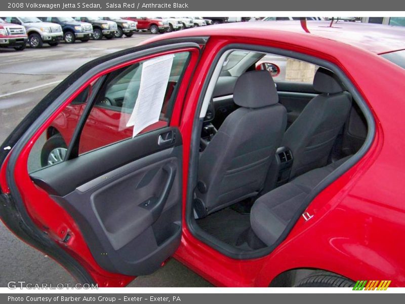 Salsa Red / Anthracite Black 2008 Volkswagen Jetta S Sedan