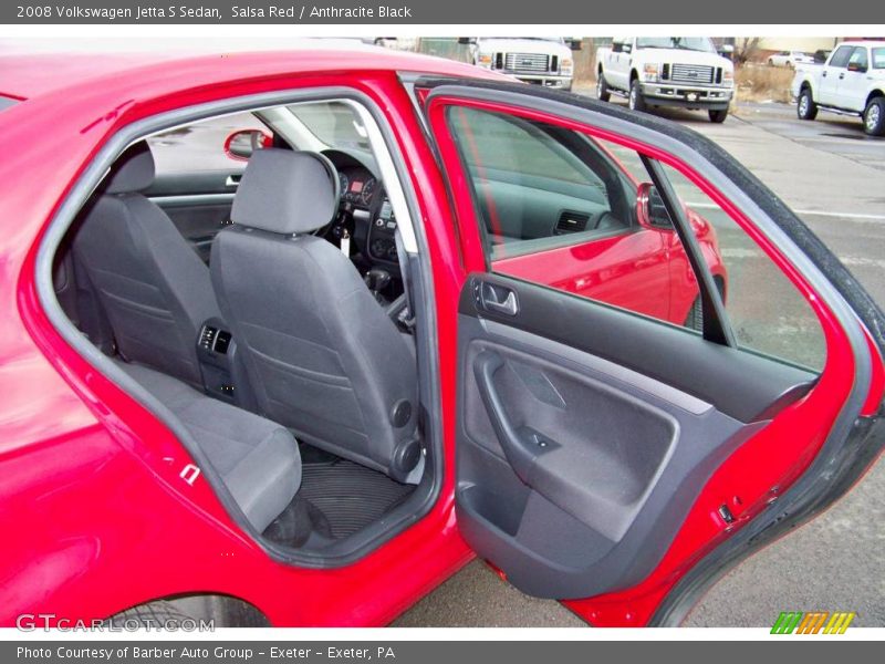 Salsa Red / Anthracite Black 2008 Volkswagen Jetta S Sedan