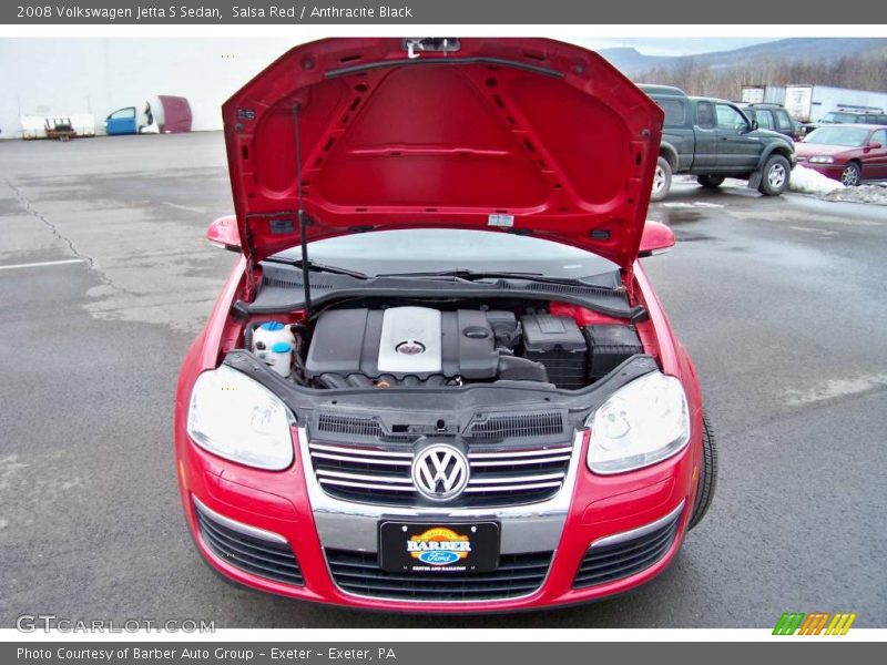 Salsa Red / Anthracite Black 2008 Volkswagen Jetta S Sedan