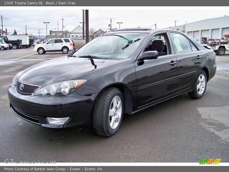 Black / Dark Gray 2005 Toyota Camry SE