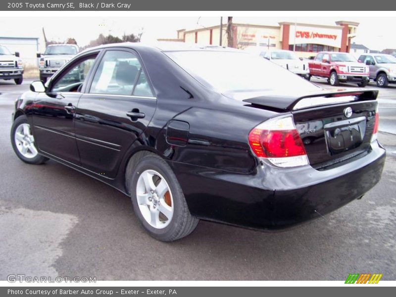 Black / Dark Gray 2005 Toyota Camry SE