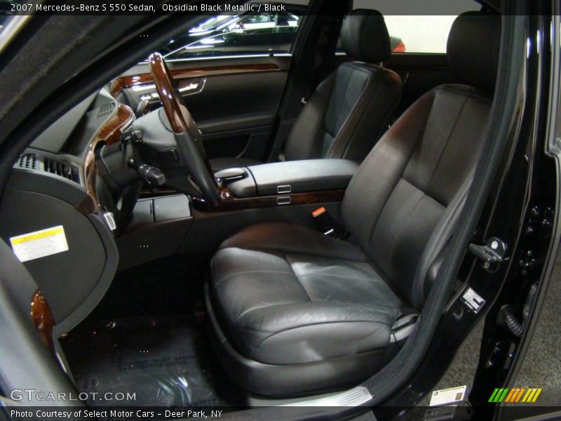 Obsidian Black Metallic / Black 2007 Mercedes-Benz S 550 Sedan
