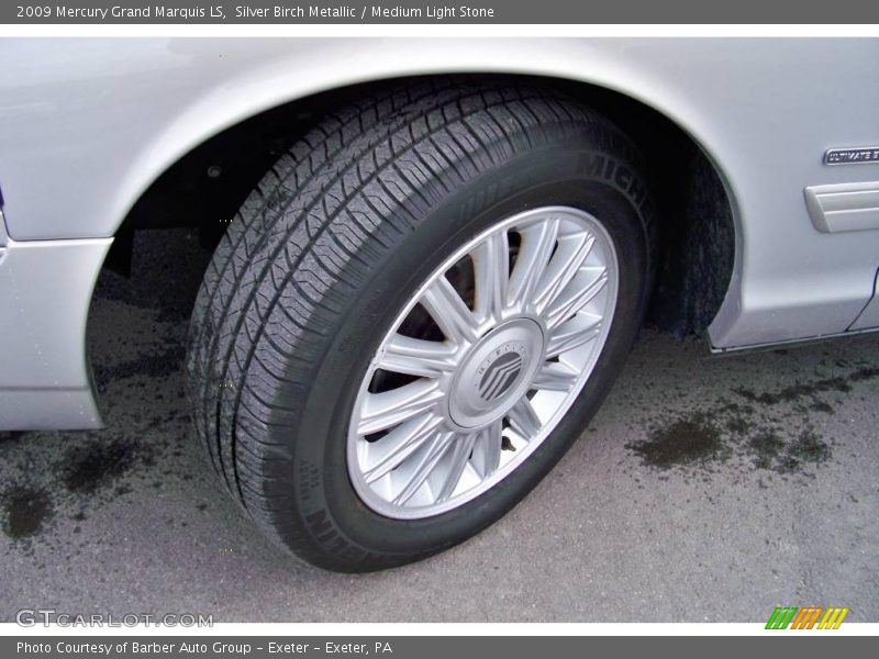 Silver Birch Metallic / Medium Light Stone 2009 Mercury Grand Marquis LS