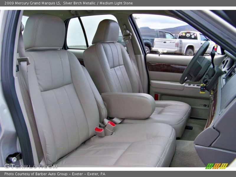 Silver Birch Metallic / Medium Light Stone 2009 Mercury Grand Marquis LS