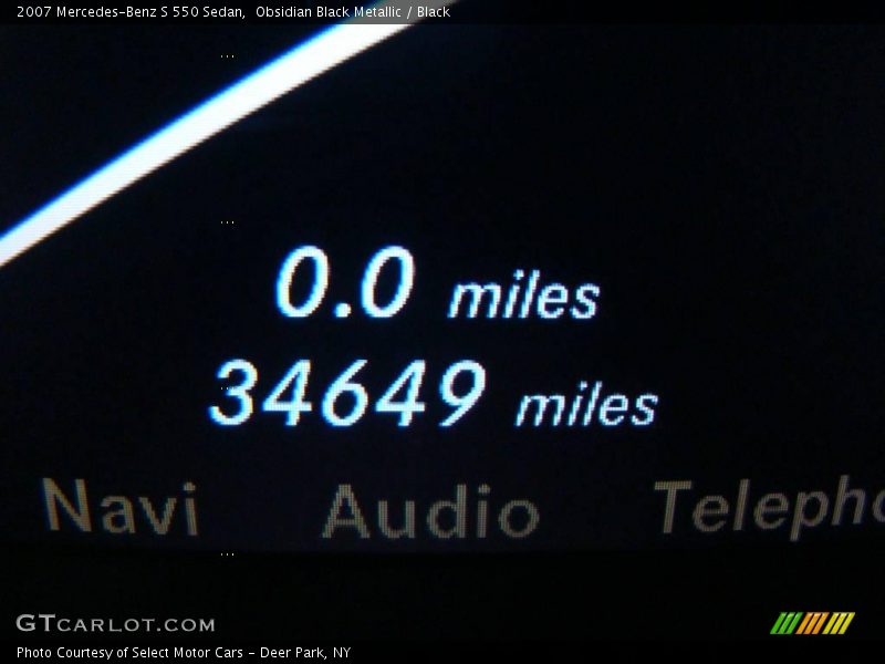 Obsidian Black Metallic / Black 2007 Mercedes-Benz S 550 Sedan